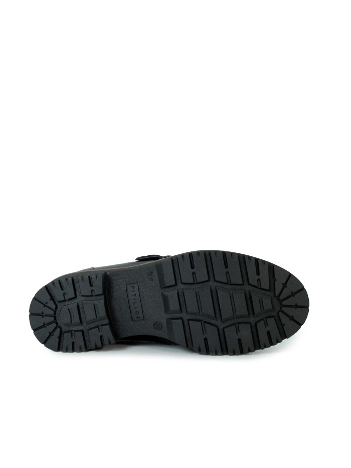 ZAPATOS DE CHAROL CON HEBILLA Y FLECOS PITILLOS 10772 BURDEOS