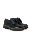 ZAPATOS DE CORDONES NEGROS PARA MUJER PITILLOS 10781