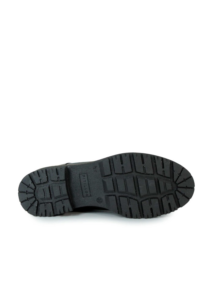 ZAPATOS DE CORDONES NEGROS PARA MUJER PITILLOS 10781