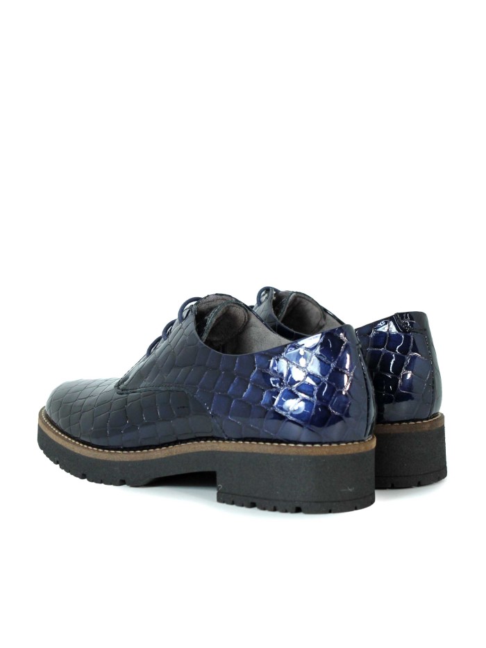 ZAPATOS DE CORDONES EN PIEL COCO PITILLOS 10771 MARINO
