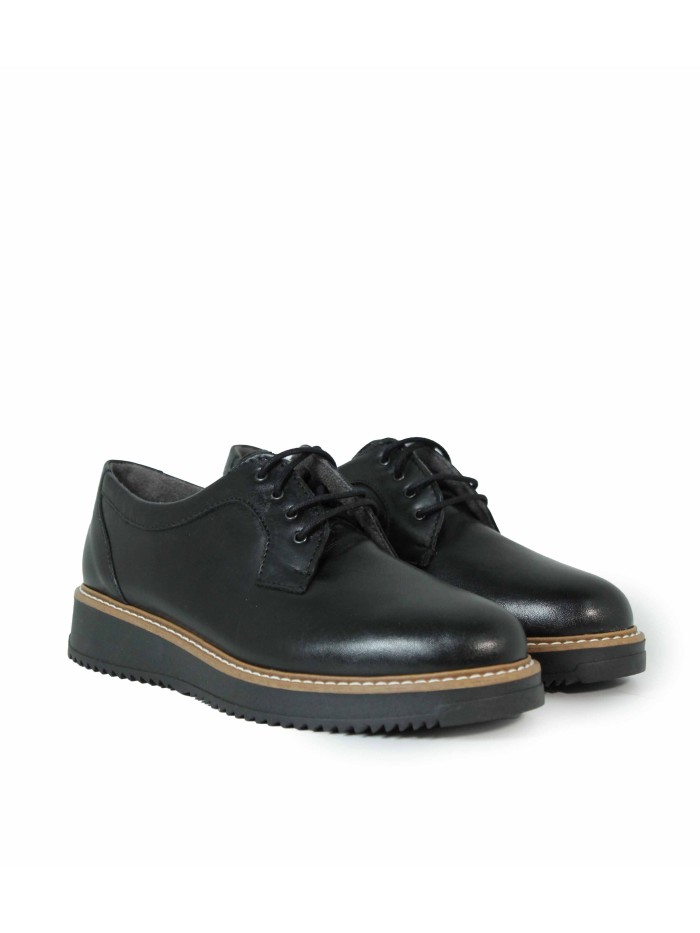 ZAPATOS CÓMODOS MUJER PTILLOS 10756 NEGRO