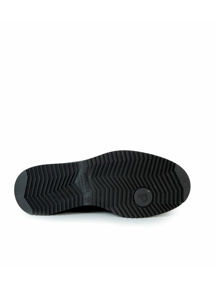 ZAPATOS CÓMODOS MUJER PTILLOS 10756 NEGRO