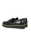 BLUCHER LAMINADO DE CORDONES EN NEGRO PITILLOS 10766