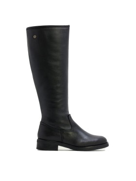 BOTA DE CAÑA ALTA TACÓN MEDIO PORRONET 4714 NEGRO