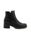 BOTINES DE PIEL CON CREMALLERA PORRONET 4732 NEGRO