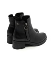 BOTINES DE PIEL CON CREMALLERA PORRONET 4732 NEGRO