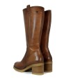 BOTAS DE PIEL CUERO CON CREMALLERA PORRONET 4766