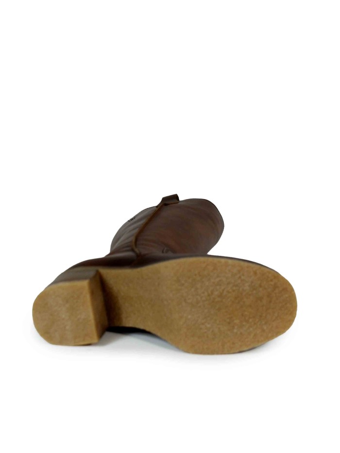 BOTAS DE PIEL CUERO CON CREMALLERA PORRONET 4766