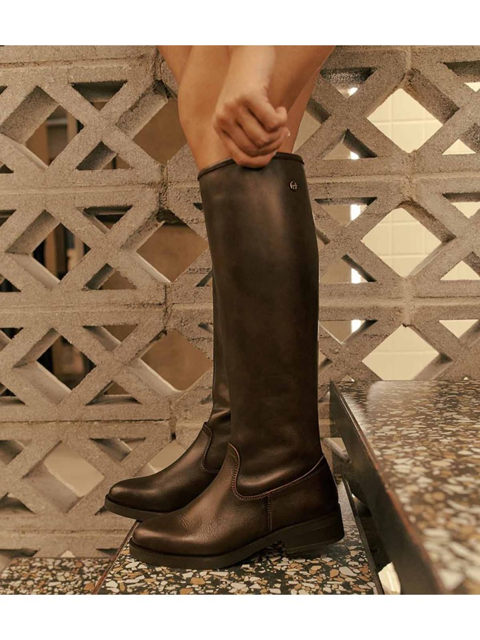 BOTA DE CAÑA ALTA PORRONET 4714 MOKA