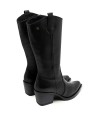 BOTA DE CAÑA ALTA TACÓN MEDIO PORRONET 4755 NEGRO