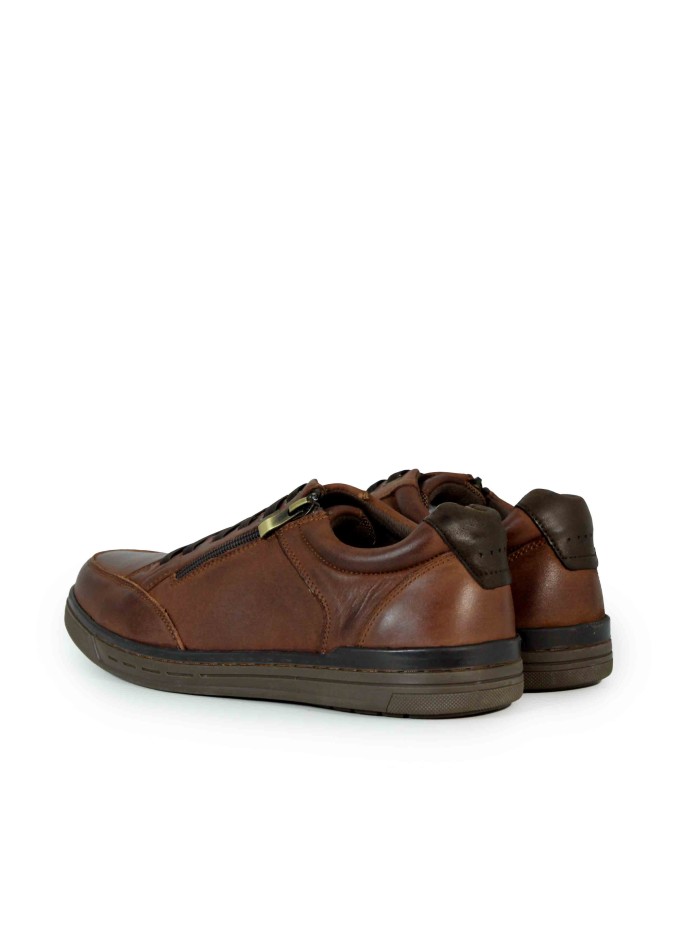 ZAPATILLAS DE PIEL CON CORDONES RHODSTOCK JACKS-18 CUERO