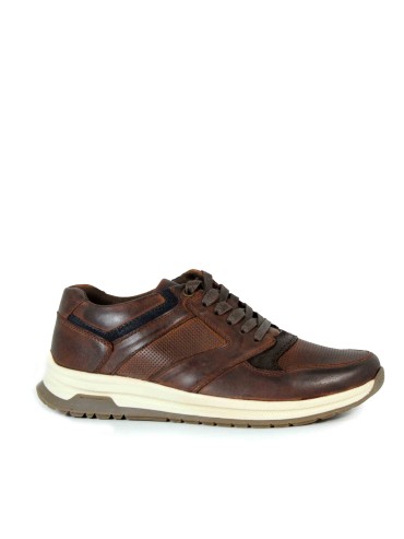 ZAPATILLAS DE PIEL CON CORDONES RHODSTOCK JACKS-10 MARRÓN
