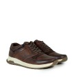 ZAPATILLAS DE PIEL CON CORDONES RHODSTOCK JACKS-10 MARRÓN
