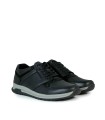 ZAPATILLAS DE PIEL CON CORDONES RHODSTOCK JACKS-10 NEGRO