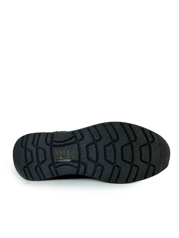ZAPATILLAS DE PIEL CON CORDONES RHODSTOCK JACKS-10 NEGRO