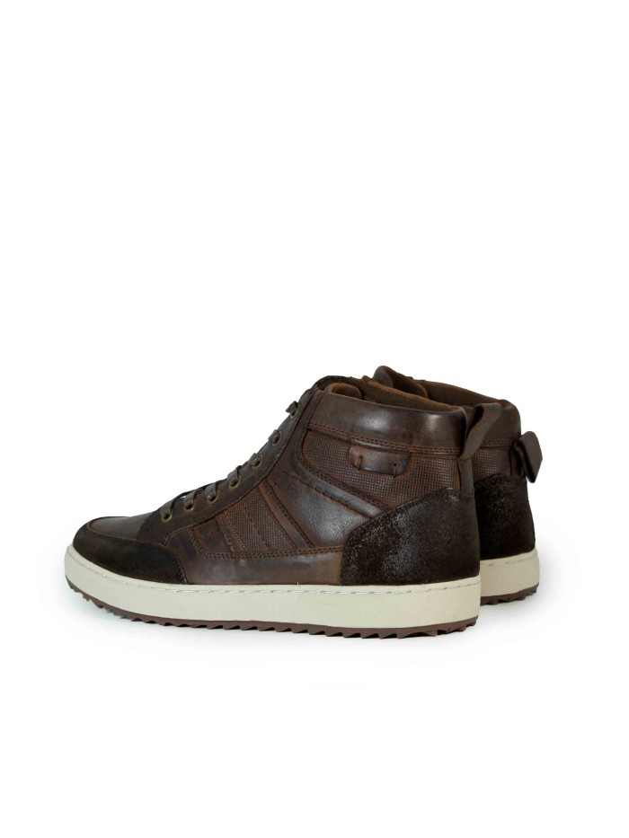 BOTINES DE PIEL CON CORDONES RHODSTOCK JACKS-32 MARRÓN