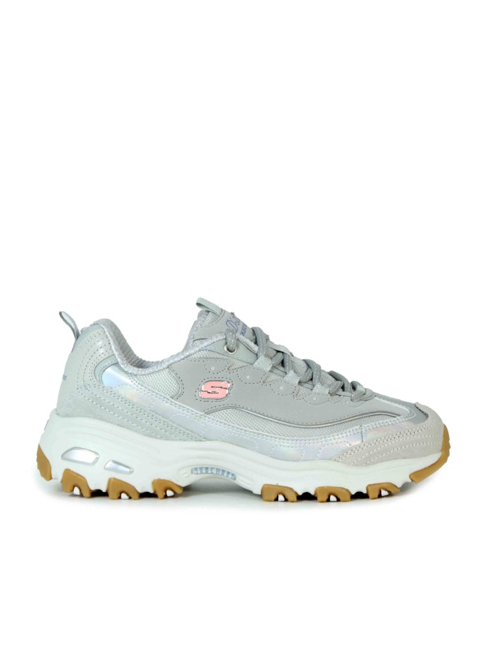 ZAPATILLAS ESTILO URBANO SKECHERS D'Lites DAZZLING SHINE 150556 GRIS