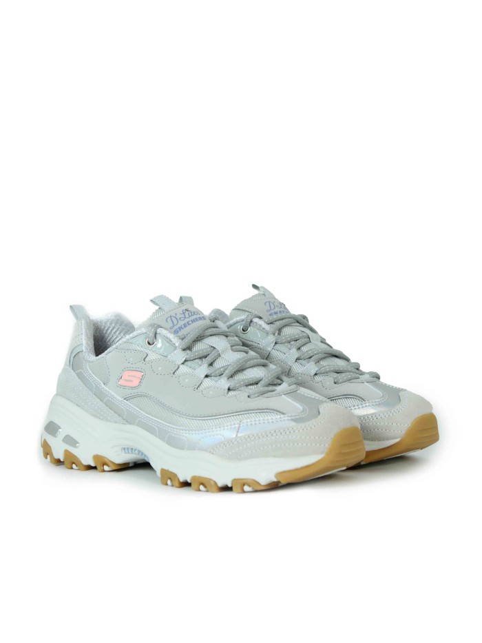 ZAPATILLAS ESTILO URBANO SKECHERS D'Lites DAZZLING SHINE 150556 GRIS