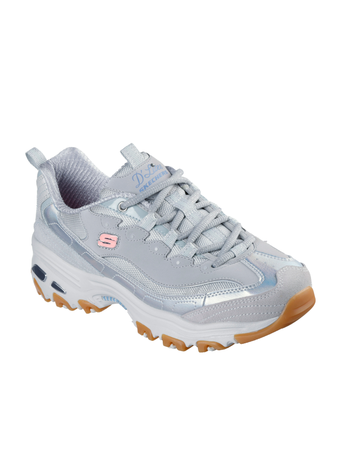 ZAPATILLAS ESTILO URBANO SKECHERS D'Lites DAZZLING SHINE 150556 GRIS