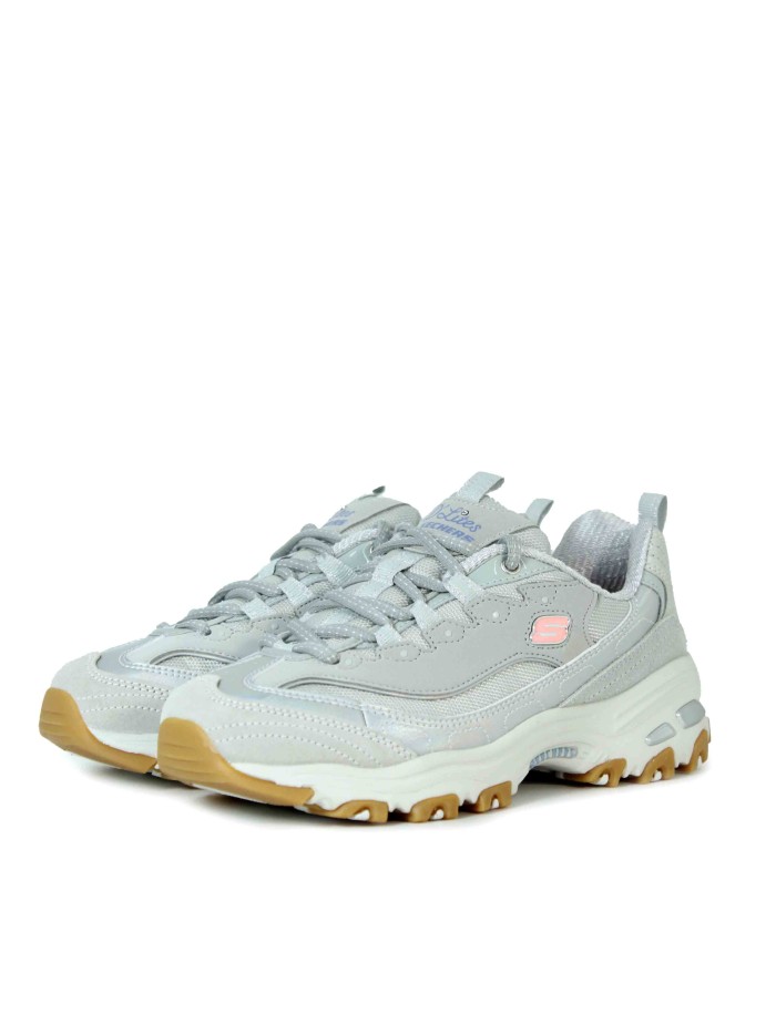 ZAPATILLAS ESTILO URBANO SKECHERS D'Lites DAZZLING SHINE 150556 GRIS
