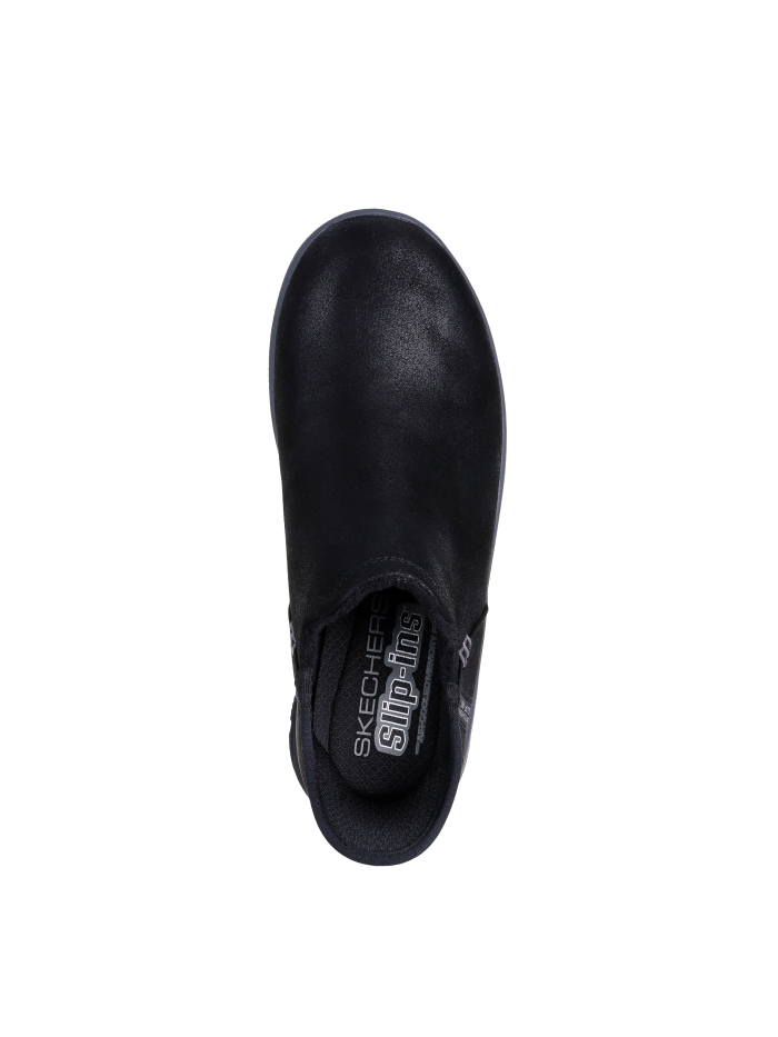 BOTÍN CON CREMALLERA EASY GOING - MODERN HOUR 167872 SKECHERS NEGRO