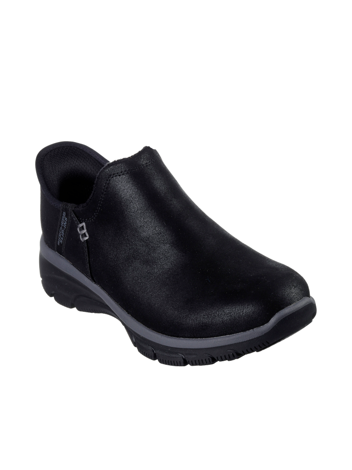 BOTÍN CON CREMALLERA EASY GOING - MODERN HOUR 167872 SKECHERS NEGRO
