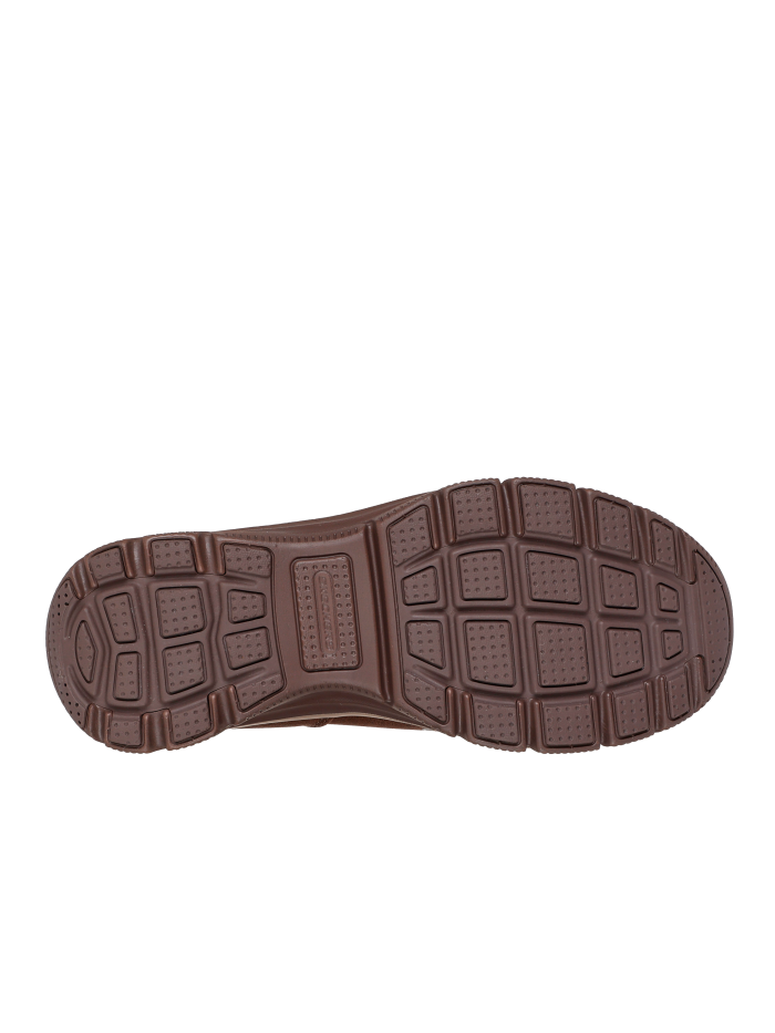 BOTÍN CON CREMALLERA EASY GOING - MODERN HOUR 167872 SKECHERS MARRÓN
