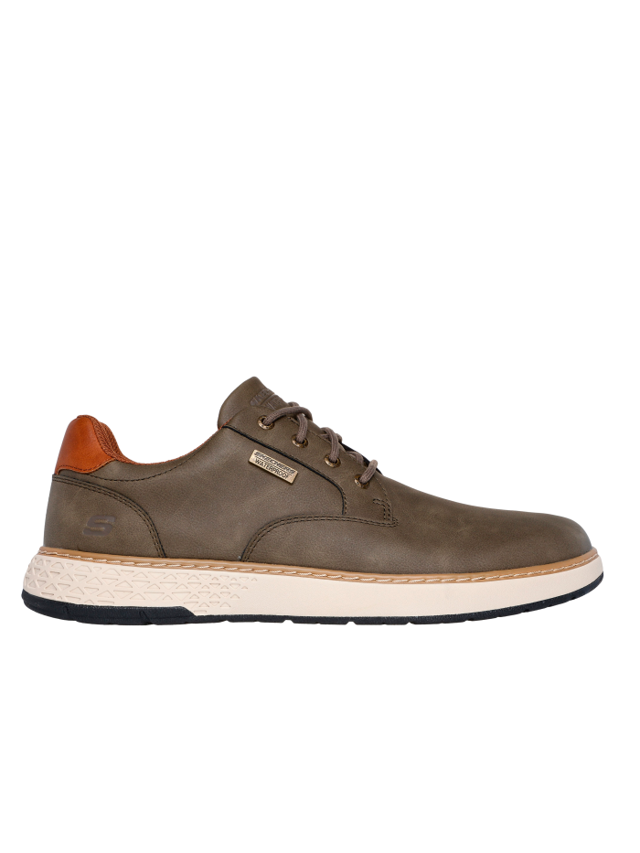 ZAPATILLAS DE VESTIR WATERPROOF RELAXED FIT:  GARLAN - PRYOR 205234 SKECHERS VERDE