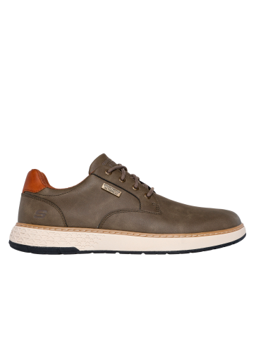 ZAPATILLAS DE VESTIR WATERPROOF RELAXED FIT:  GARLAN - PRYOR 205234 SKECHERS VERDE