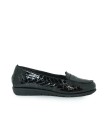 ZAPATO DE PIEL CHAROL APLAUSO ABRIL NEGRO