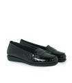 ZAPATO DE PIEL CHAROL APLAUSO ABRIL NEGRO