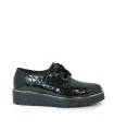 ZAPATO DE PIEL CHAROL APLAUSO ADELE NEGRO