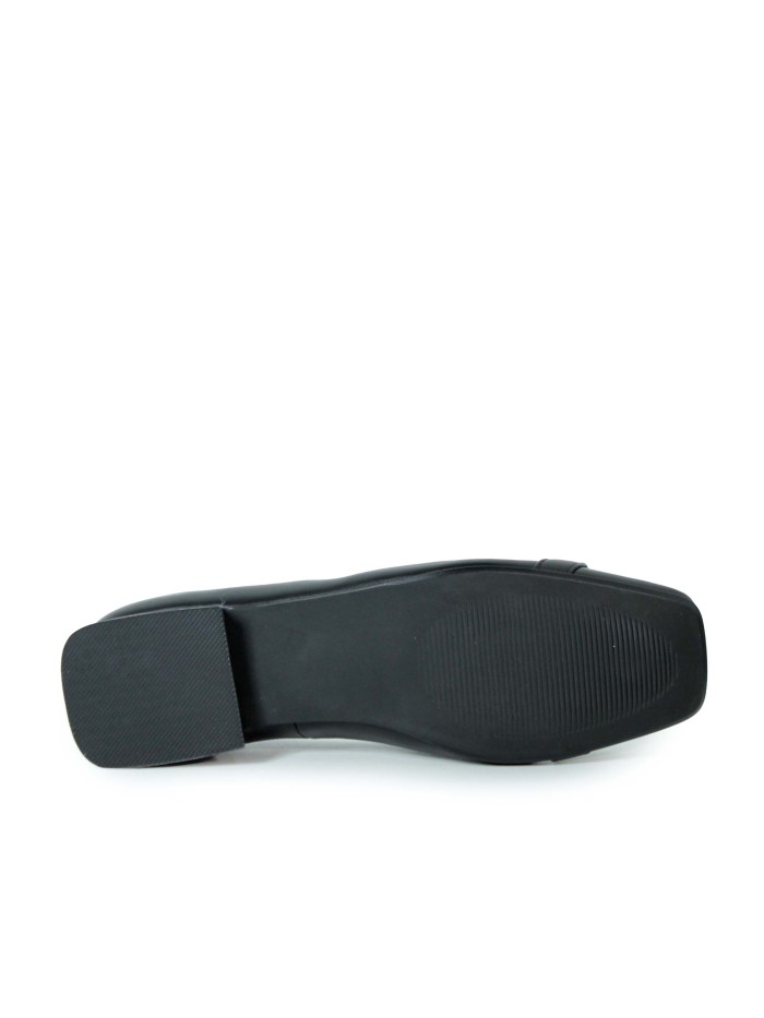BAILARINAS CON HEBILLA DORADA STEPEHN ALLEN LAUR4 NEGRO