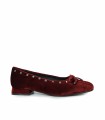 BAILARINA  CON TACÓN BAJO STEPHEN ALLEN LAUR6 BURDEOS