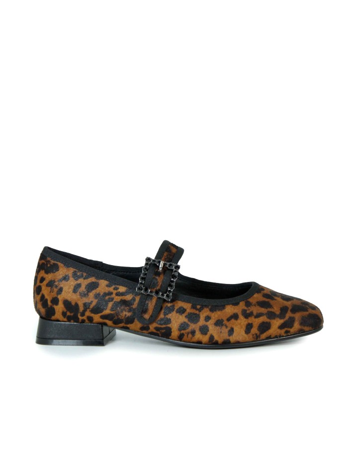 BAILARINA MARY JANE ANIMAL PRINT  STEPHEN ALLEN LAUR7 LEOPARDO