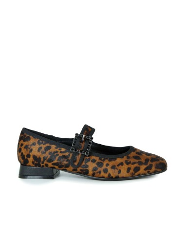 BAILARINA MARY JANE ANIMAL PRINT  STEPHEN ALLEN LAUR7 LEOPARDO