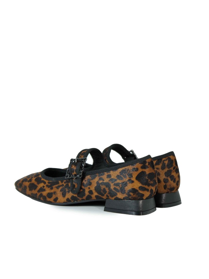 BAILARINA MARY JANE ANIMAL PRINT  STEPHEN ALLEN LAUR7 LEOPARDO