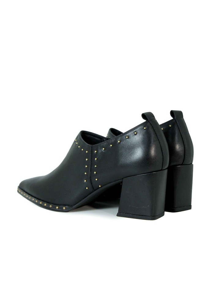 ZAPATO ABOTINADO PUNTA AFILADA STEPHEN ALLEN LAUR15 NEGRO