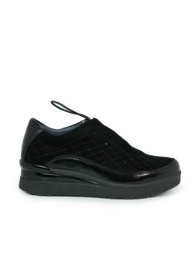 ZAPATILLA CON CUÑA Y CONFORT STONEFLY 222958 NEGRO