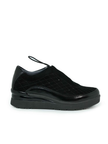 ZAPATILLA CON CUÑA Y CONFORT STONEFLY 222958 NEGRO