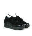 ZAPATILLA CON CUÑA Y CONFORT STONEFLY 222958 NEGRO