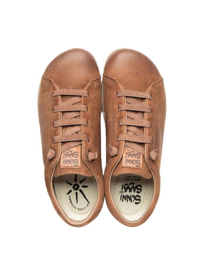 ZAPATILLA URBANA BAREFOOT OKI 014 SUNNI SABBI CUERO