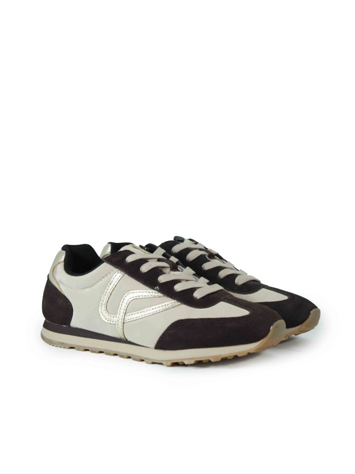 ZAPATILLA DEPORTIVA THE HAPPY MONK BARNA 001 MARRÓN