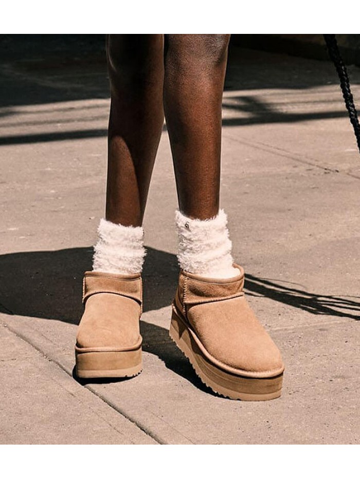 BOTÍN UGG CLASSIC ULTRA MINI PLATFORM 1135092 CAMEL