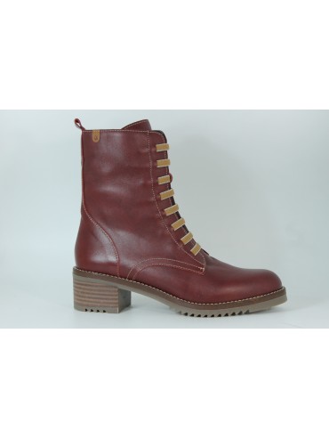 BOTINES CON CORDONES ELÁSTICOS 2325 BURDEOS