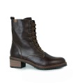 BOTINES CON CORDONES ELÁSTICOS 2325 MARRÓN