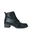 BOTINES CON CORDONES Y TACÓN BAJO VALERIA´S 2326 NEGRO