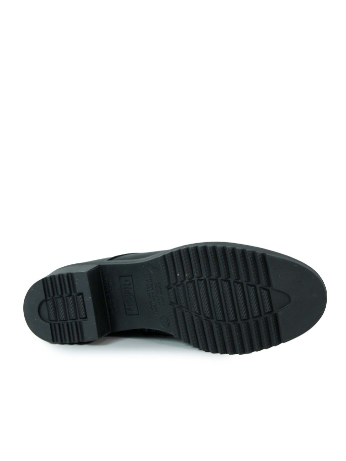 BOTINES CON CORDONES Y TACÓN BAJO VALERIA´S 2326 NEGRO