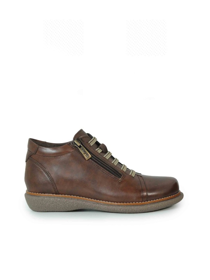 BOTÍN CON CORDONES VALERIA´S 2354 CUERO