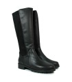 BOTAS DE CAÑA ALTA ELÁSTICAS VALERIA´S 9528 NEGRO